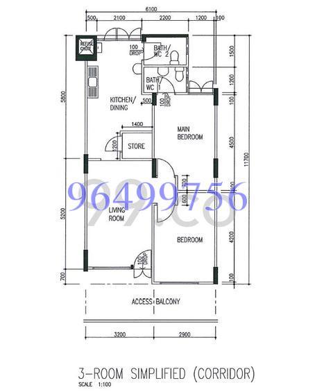 Blk 282 Yishun Avenue 6 (Yishun), HDB 3 Rooms #134105892